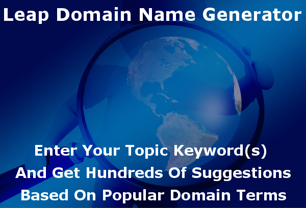 Leap Domain Name Generator
